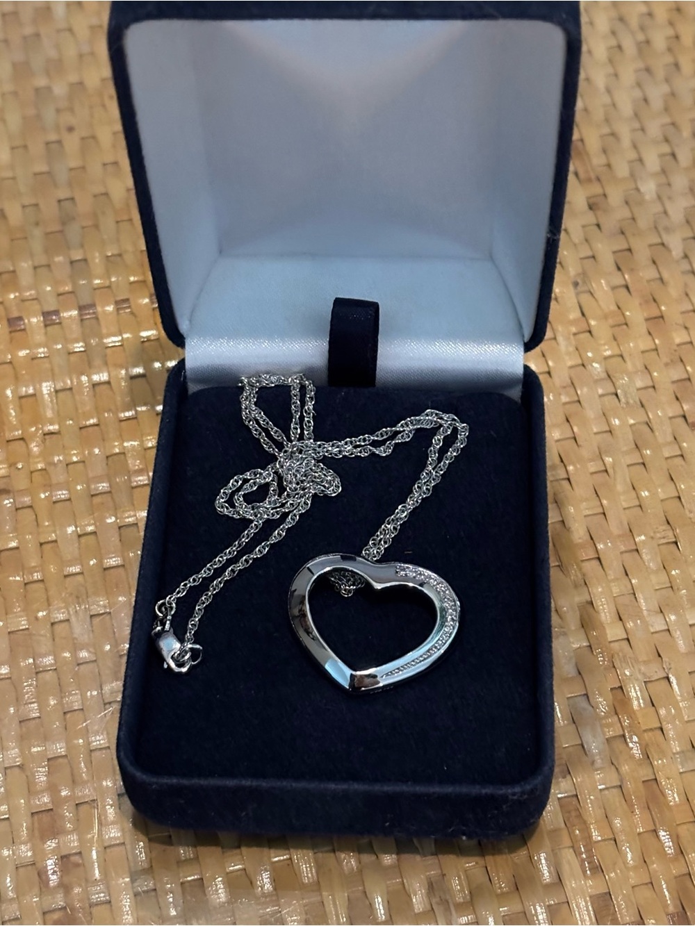 Vintage Sterling Silver Heart Pendant Necklace My Daughter BGE 16" new!